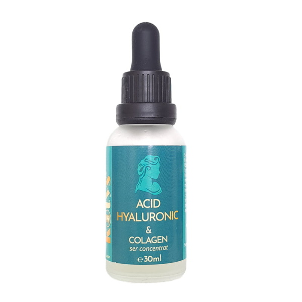 QK TP Ser facial cu acid hyaluronic cu colagen 30ml Kotys
