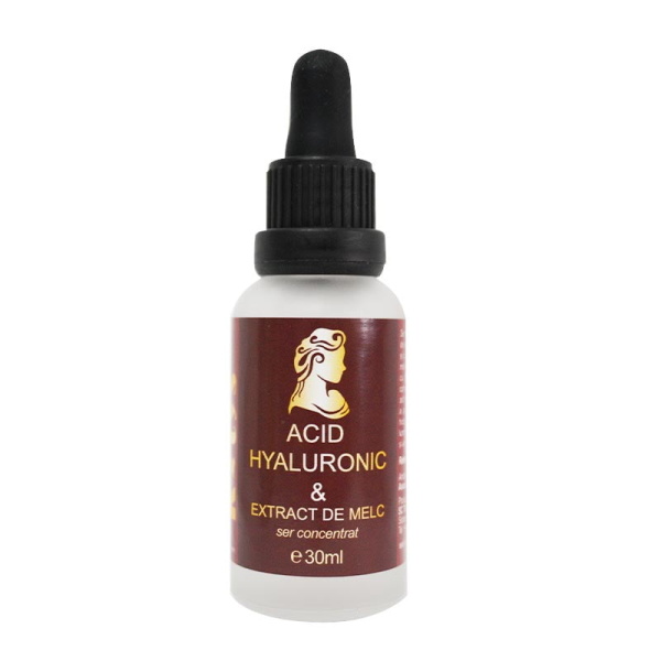 QK TP Ser facial cu acid hyaluronic si melc 30ml