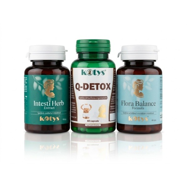 Pachet Complet Detoxifiere & Echilibru Intestinal Kotys®
