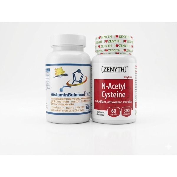 Pachet Protocol Detox & Balanta Imunitara: HistaminBalance Plus + N-Acetyl Cysteine (NAC)